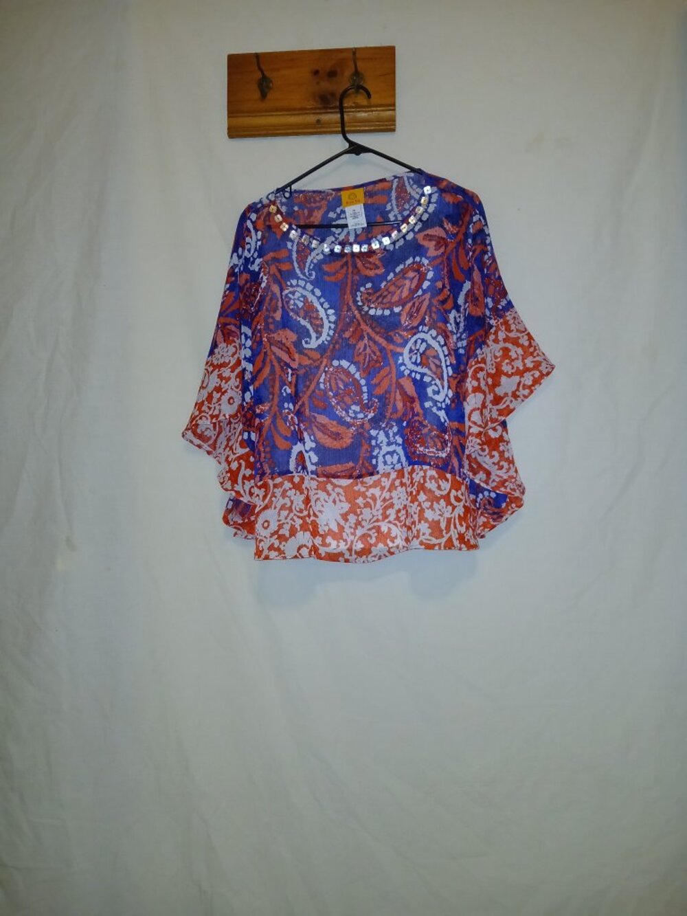 Ruby Rd. Paisley Embellished Blouse